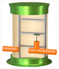 Контрольный колодец ГРИНЛОС Кн 800/1000